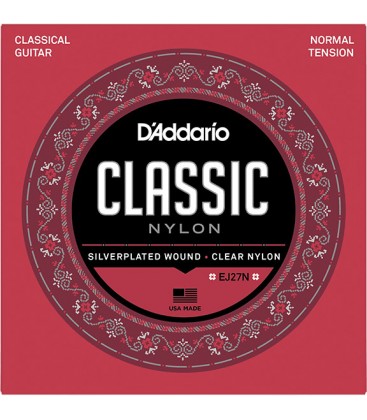 SET DE CUERDAS PARA GUITARRA CLASICA DADDARIO EJ27N