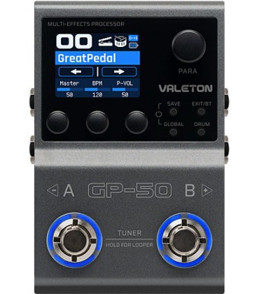 PROCESADOR MULTIEFECTOS VALETON GP-50