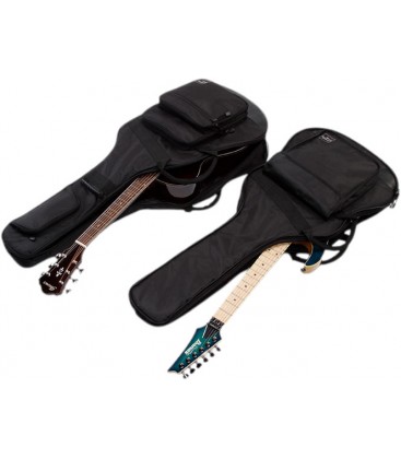 FUNDA DOBLE PARA GUITARRA ACUSTICA Y ELECTRICA IBANEZ IGAB2540-BK