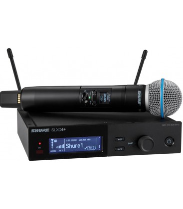 SISTEMA DE MICROFONO INALAMBRICO SHURE SLXD24E-BETA58