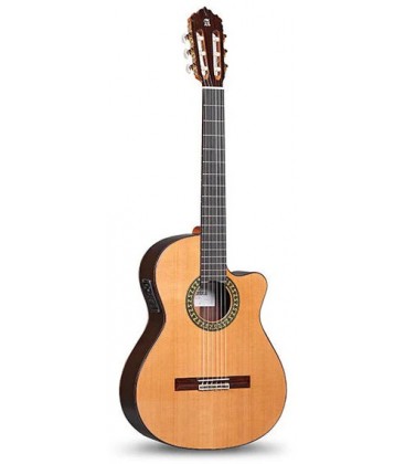 GUITARRA ELECTROCLASICA CON FUNDA ALHAMBRA 5 P CW E8