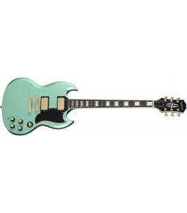 GUITARRA ELECTRICA CON FUNDA EPIPHONE SG CUSTOM INVERNESS GREEN