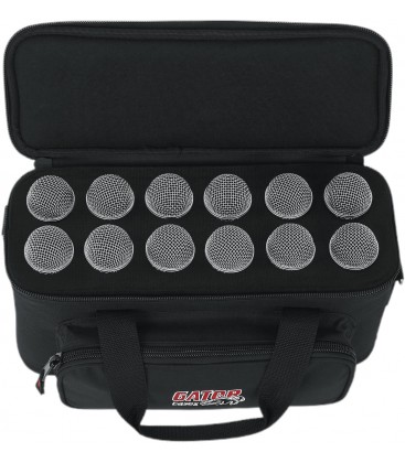 BOLSA PARA 12 MICROFONOS GATOR GM-12B