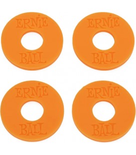 PACK DE CUATRO BLOQUEOS DE CORREA ERNIE BALL 5621 ORANGE