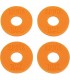 PACK DE CUATRO BLOQUEOS DE CORREA ERNIE BALL 5621 ORANGE