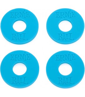 PACK DE CUATRO BLOQUEOS DE CORREA ERNIE BALL 5619 BLUE