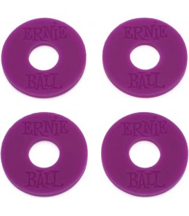 PACK DE CUATRO BLOQUEOS DE CORREA ERNIE BALL 5618 PURPLE