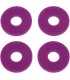 PACK DE CUATRO BLOQUEOS DE CORREA ERNIE BALL 5618 PURPLE