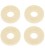 PACK DE CUATRO BLOQUEOS DE CORREA ERNIE BALL 5624 CREAM