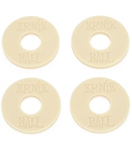 PACK DE CUATRO BLOQUEOS DE CORREA ERNIE BALL 5624 CREAM