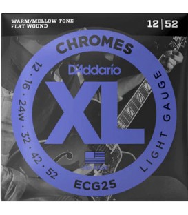 SET DE CUERDAS 12-52 DE ENTORCHADO PLANO DADDARIO ECG25