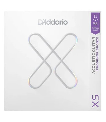 SET DE CUERDAS 11-52 PARA GUITARRA ACUSTICA DADDARIO XSAPB1152