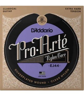 SET DE CUERDAS EXTRA HARD PARA GUITARRA CLASICA DADDARIO EJ44