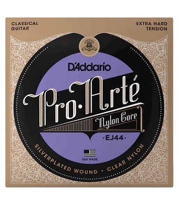 SET DE CUERDAS EXTRA HARD PARA GUITARRA CLASICA DADDARIO EJ44