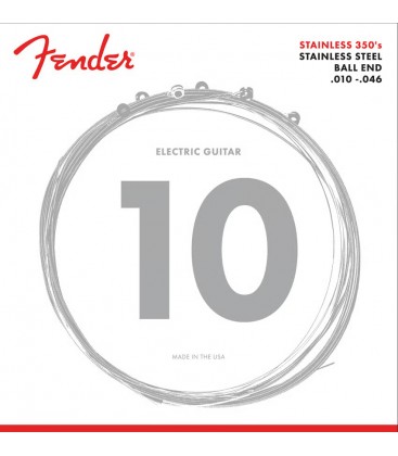 SET DE CUERDAS 10-46 PARA GUITARRA ELECTRICA FENDER STAINLESS 350
