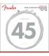 SET DE CUERDAS 45-100 PARA BAJO ELECTRICO FENDER SUPER 7250