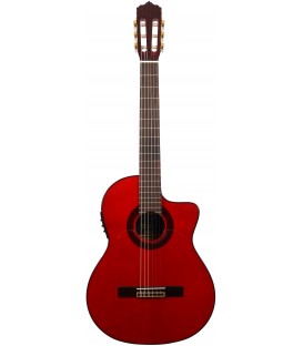 GUITARRA FLAMENCA DE CAJA ESTRECHA JOSE GOMEZ F80NAC-CEQ ROJA