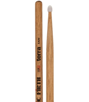 BAQUETAS CON PUNTA DE NYLON VIC FIRTH AMERICAN CLASSIC TERRA 5ATN