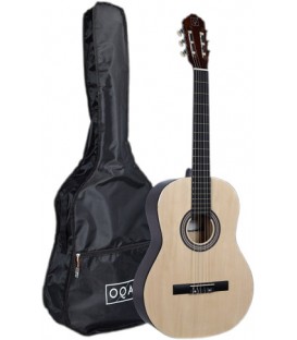 GUITARRA CLASICA CON FUNDA OQAN QGC-1S STARTER
