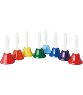 SET DE 8 CAMPANAS CON MANGO ANGEL AHB-8