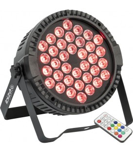 FOCO PAR LED IBIZA LIGHT THINPAR-36X1W-RGB