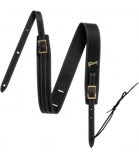 CORREA DE CUERO CURTIDO GIBSON THE TROUBADOUR BLACK