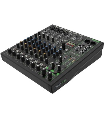 MEZCLADOR DE 10 CANALES CON BATERIA MACKIE PROFX10 GO