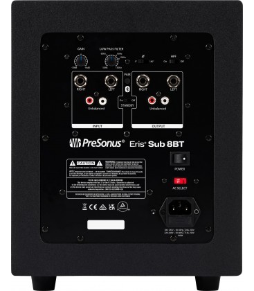 SUBWOOFER DE ESTUDIO PRESONUS ERIS SUB 8BT