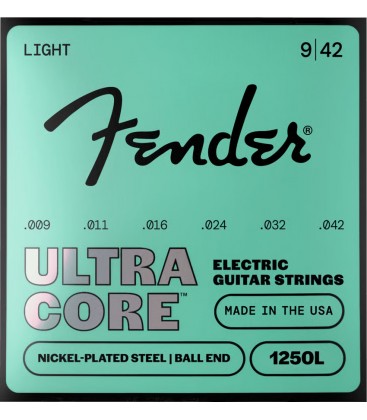 SET DE CUERDAS 09-42 PARA GUITARRA ELECTRICA FENDER ULTRACORE 1250L
