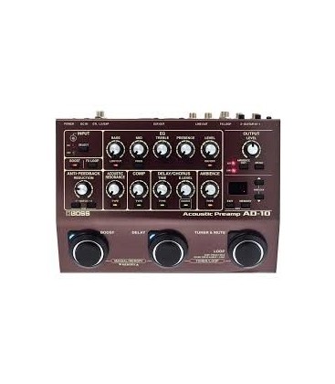 BOSS PEDALERA DE GUITARRA ACUSTICA AD10