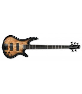 BAJO ELECTRICO DE 5 CUERDAS CON BOOSTER ACTIVO IBANEZ GSR205SM-NGT