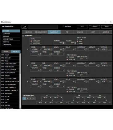 PROCESADOR MULTIEFECTOS BOSS VE-500 VOCAL PERFORMER