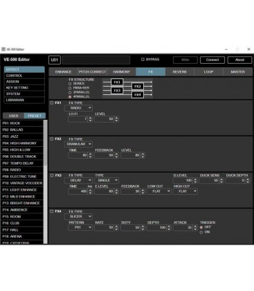 PROCESADOR MULTIEFECTOS BOSS VE-500 VOCAL PERFORMER