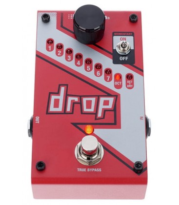 PEDAL POLIFONICO DE BAJADA DE TONO DIGITECH THE DROP