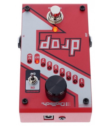 PEDAL POLIFONICO DE BAJADA DE TONO DIGITECH THE DROP