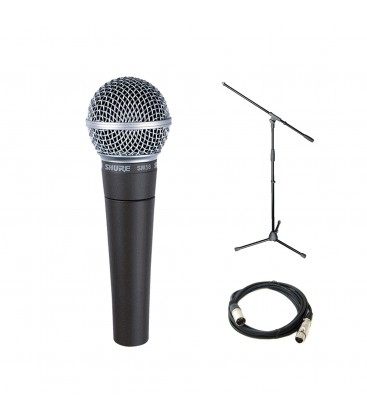 PACK DE MICROFONO SHURE SM58 QUALITY BUNDLE