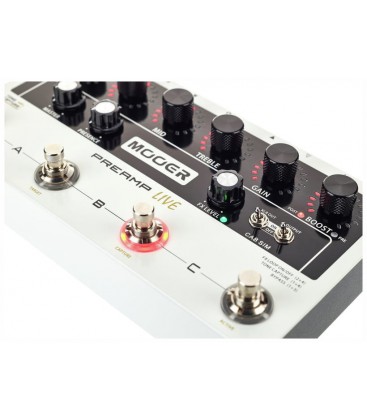 PREAMPLIFICADOR DE GUITARRA MOOER PREAMP LIVE