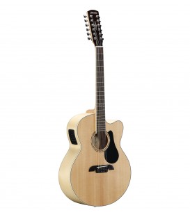 GUITARRA ELECTROACUSTICA JUMBO DE 12 CUERDAS ALVAREZ AJ80CE-12