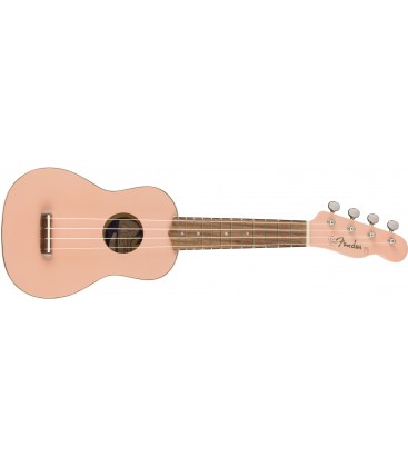 UKELELE SOPRANO FENDER VENICE SHELL PINK